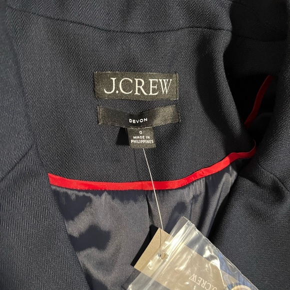 NWT JCrew Devon navy blazer - Picture 2 of 9